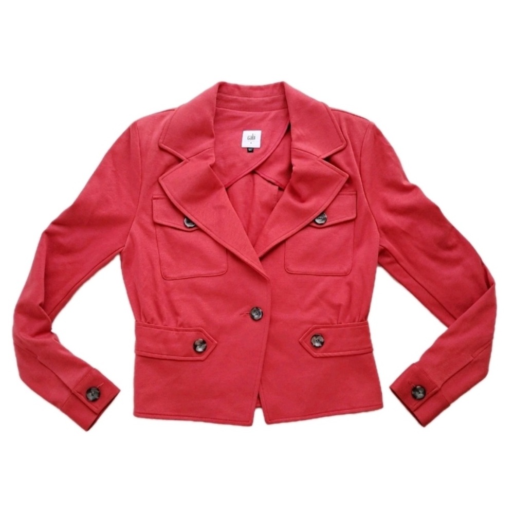 CAbi Chic Coral Blazer size L